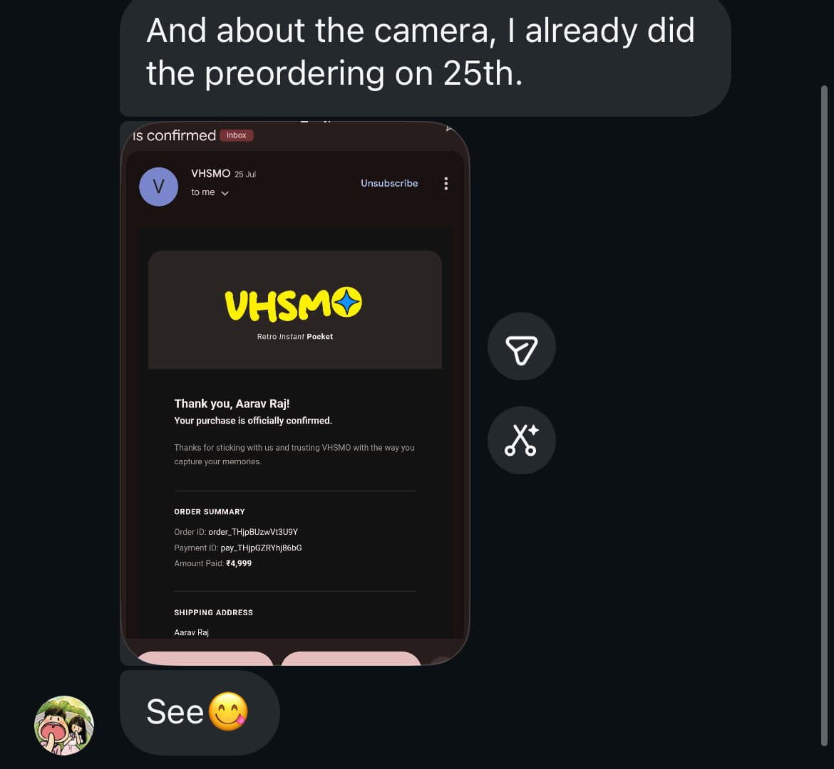A message from the VHSMO community